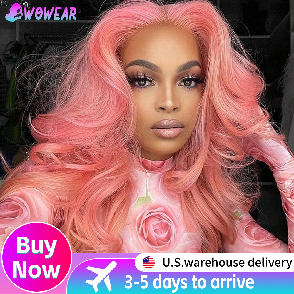 Body Jewelry Underwear - 13x4 Body Wave Light Pink Lace