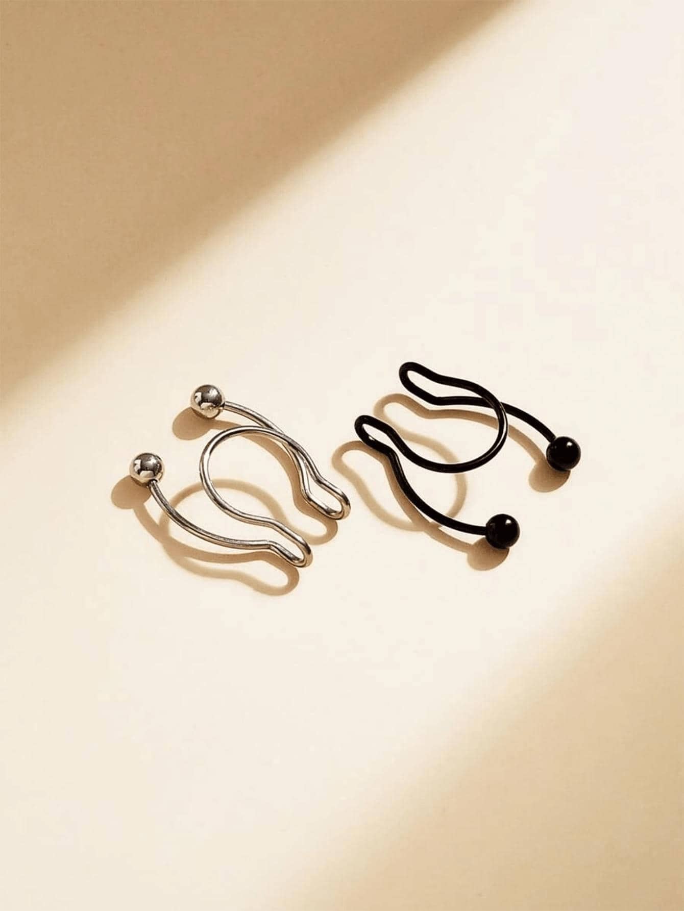 2pcs Stainless Steel Clip-On S - Body Jewelry Ear Piercing review and price