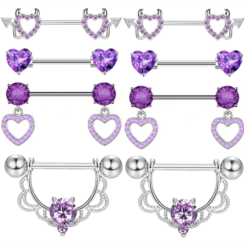 4Pair Butterlfy Nipple Piercin - Body Jewelry Changing Kit review and price