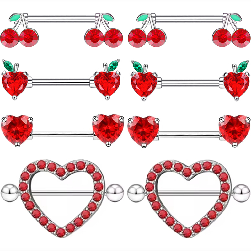 4Pair Butterlfy Nipple Piercin - Body Jewelry Changing Kit review and price