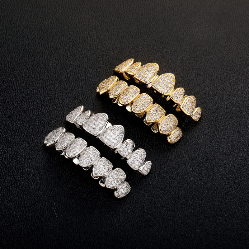 New HipHop CZ Teeth Set For Un - Body Jewelry High End review and price