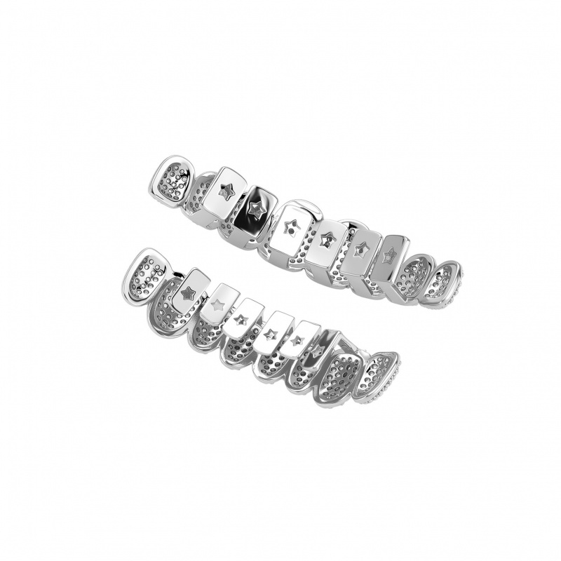 New HipHop CZ Teeth Set For Un - Body Jewelry High End review and price