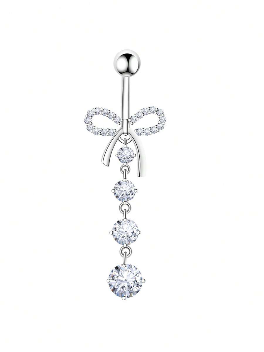 5-Piece Crystal-Adorned Belly  - Body Jewelry Belly Button Rings review and price