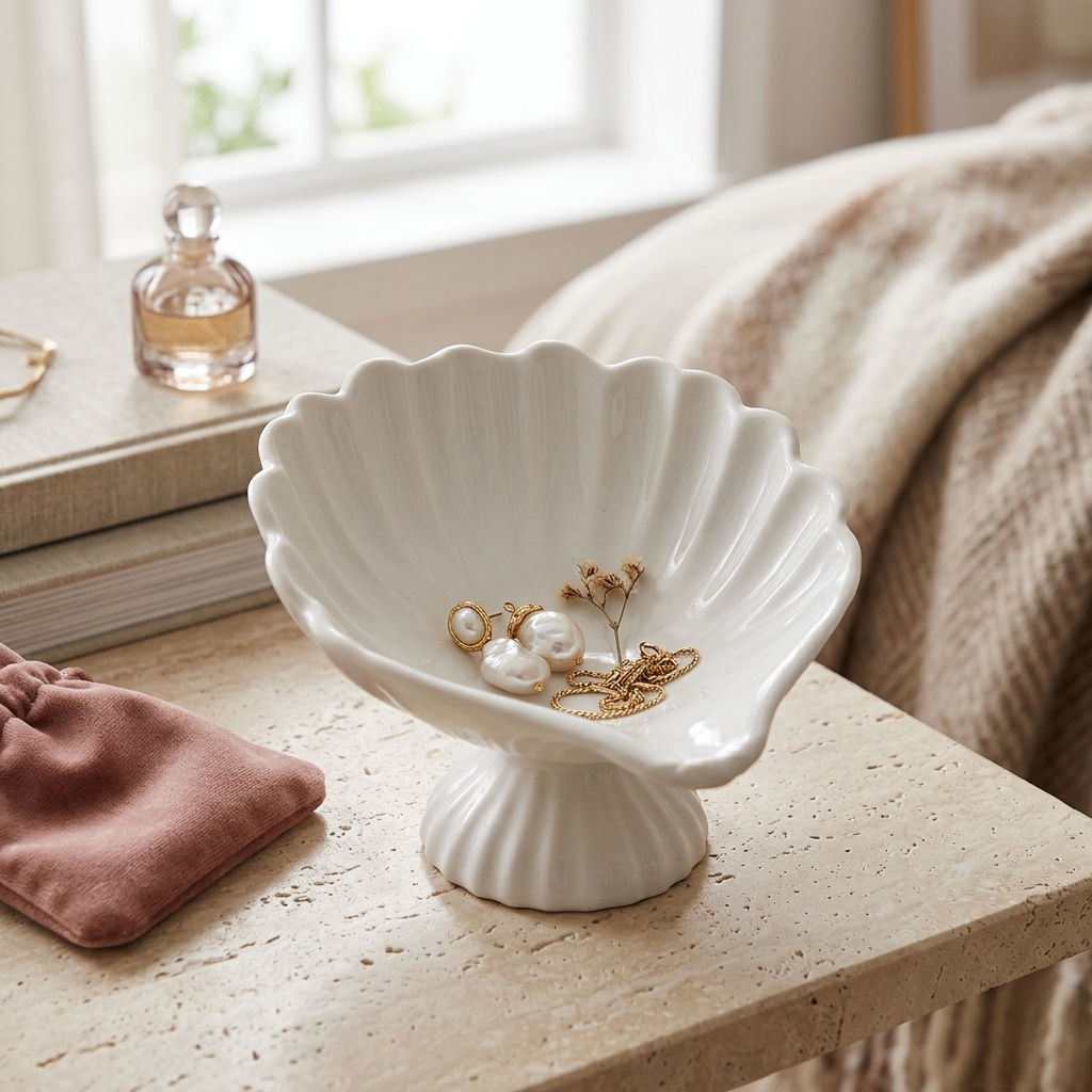 Seashell Jewelry Dish Trinket  - Body Jewelry Beach review and price