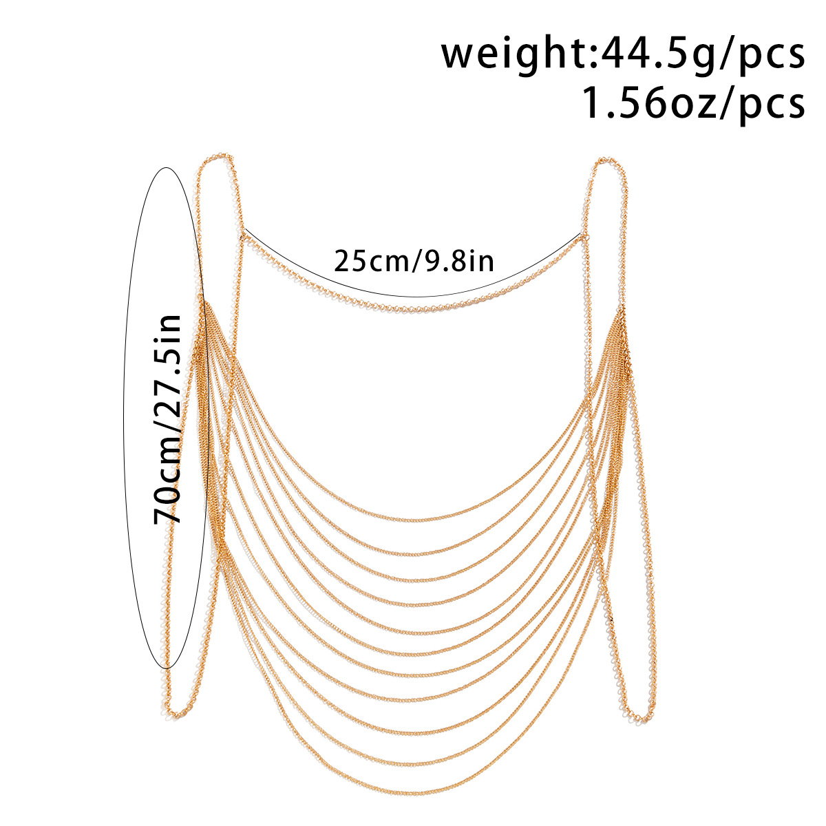 Classic Multi layered Tassel B - Body Jewelry Online review and price