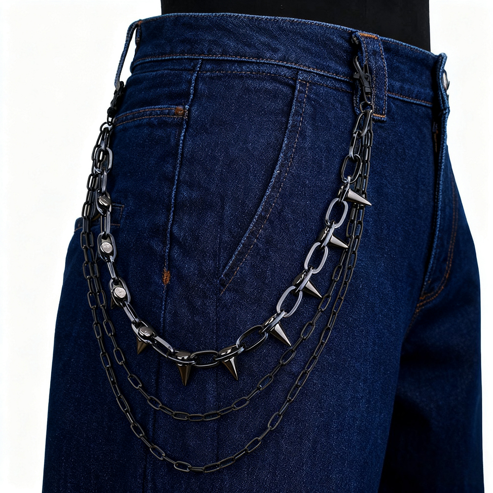 Unisex Hip Hop Punk Rock Metal - Body Jewelry Waist review and price