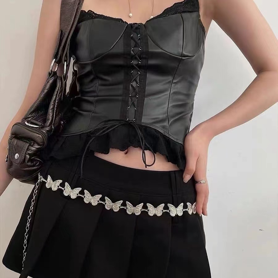 Fashion Butterfly Belt Waist C - Body Jewelry Waist review and price