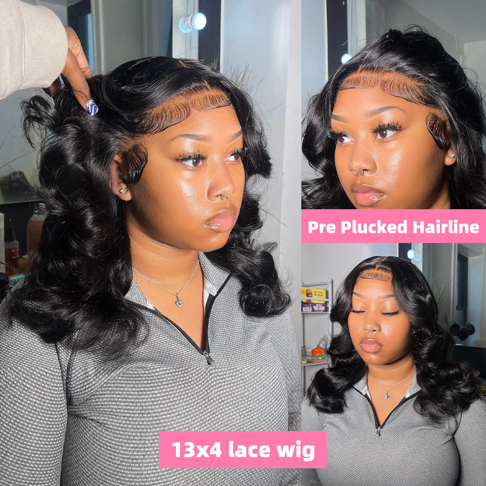 Short Bob Human Hair Body Wave - Body Jewelry Underwear review and price