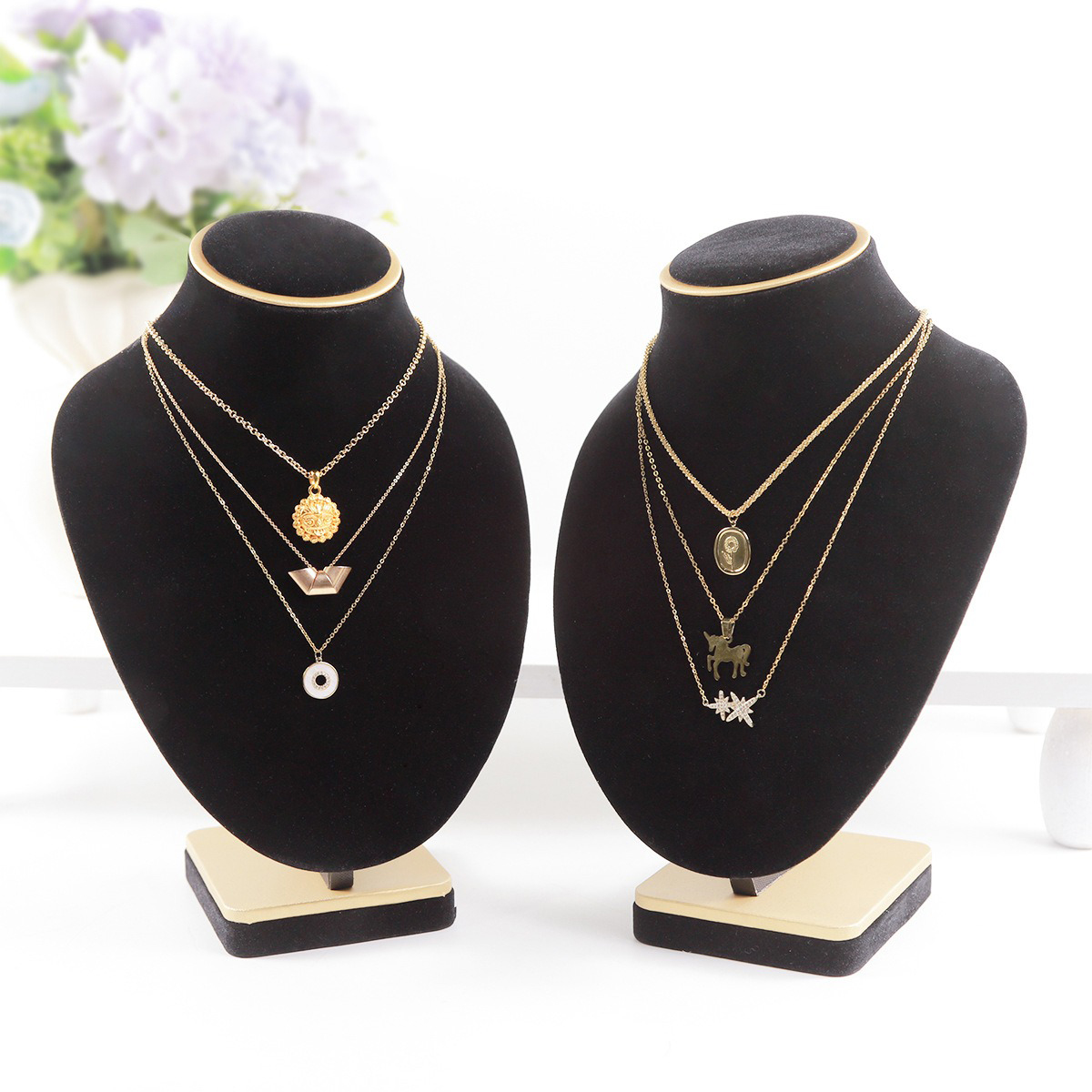 Body Black Velvet Jewelry Bust - Body Jewelry Stores review and price