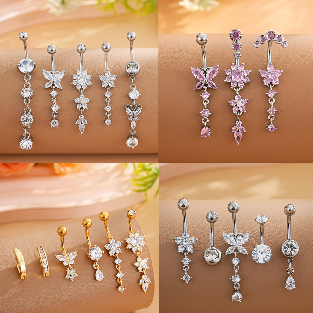 3-8pcs/lot Mixed-Style Belly B - Body Jewelry Changing Kit review and price