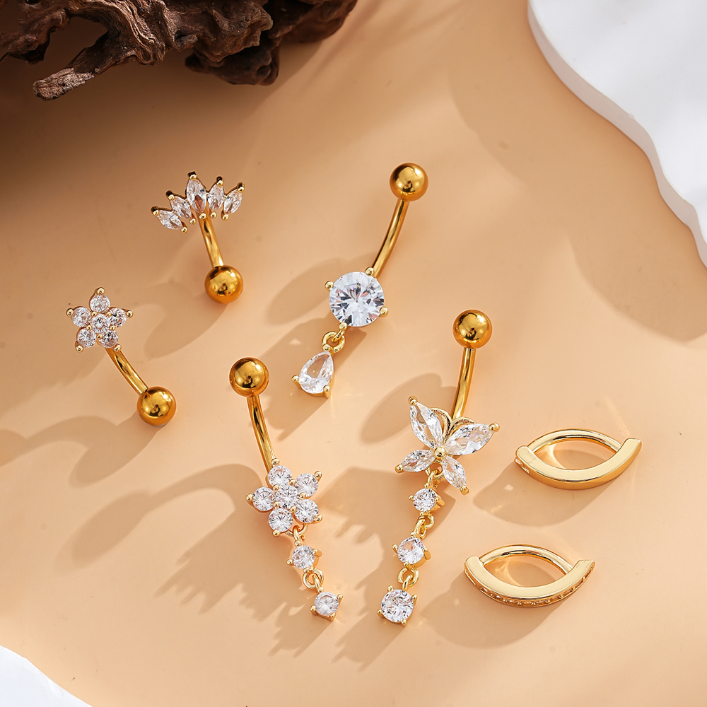 3-8pcs/lot Mixed-Style Belly B - Body Jewelry Changing Kit review and price