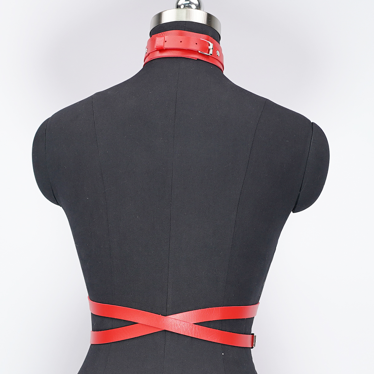 Red Leather Choker Necklace &  - Body Jewelry Changing Kit review and price