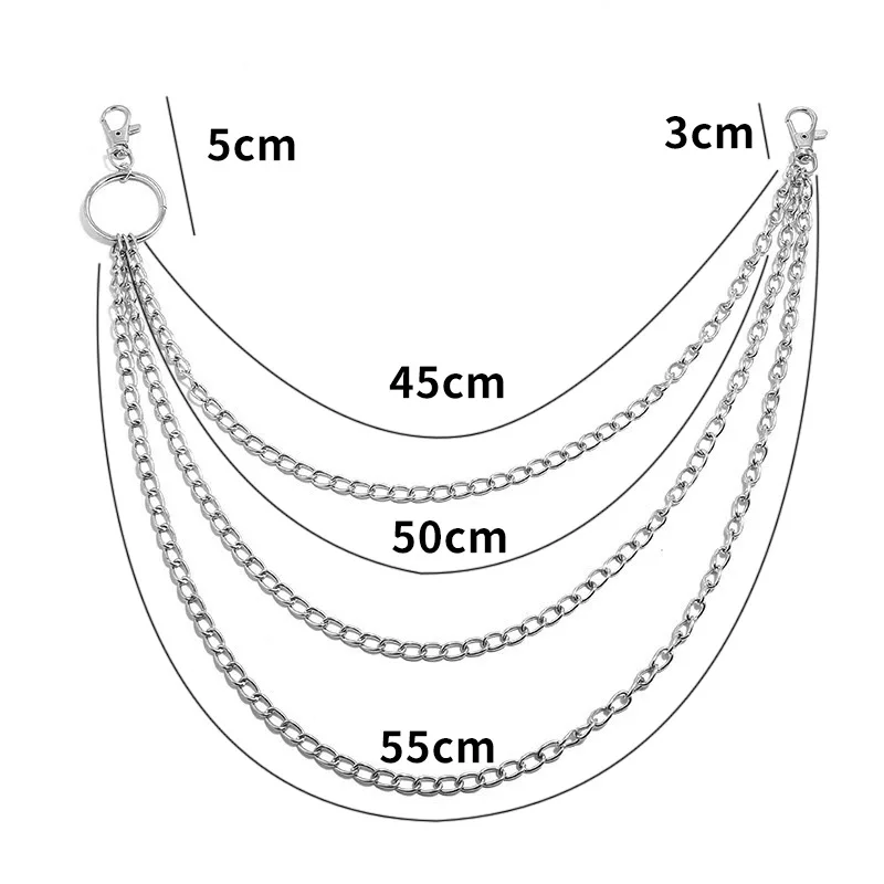Layer Metal Belt Chain Punk Ho - Body Jewelry Waist review and price
