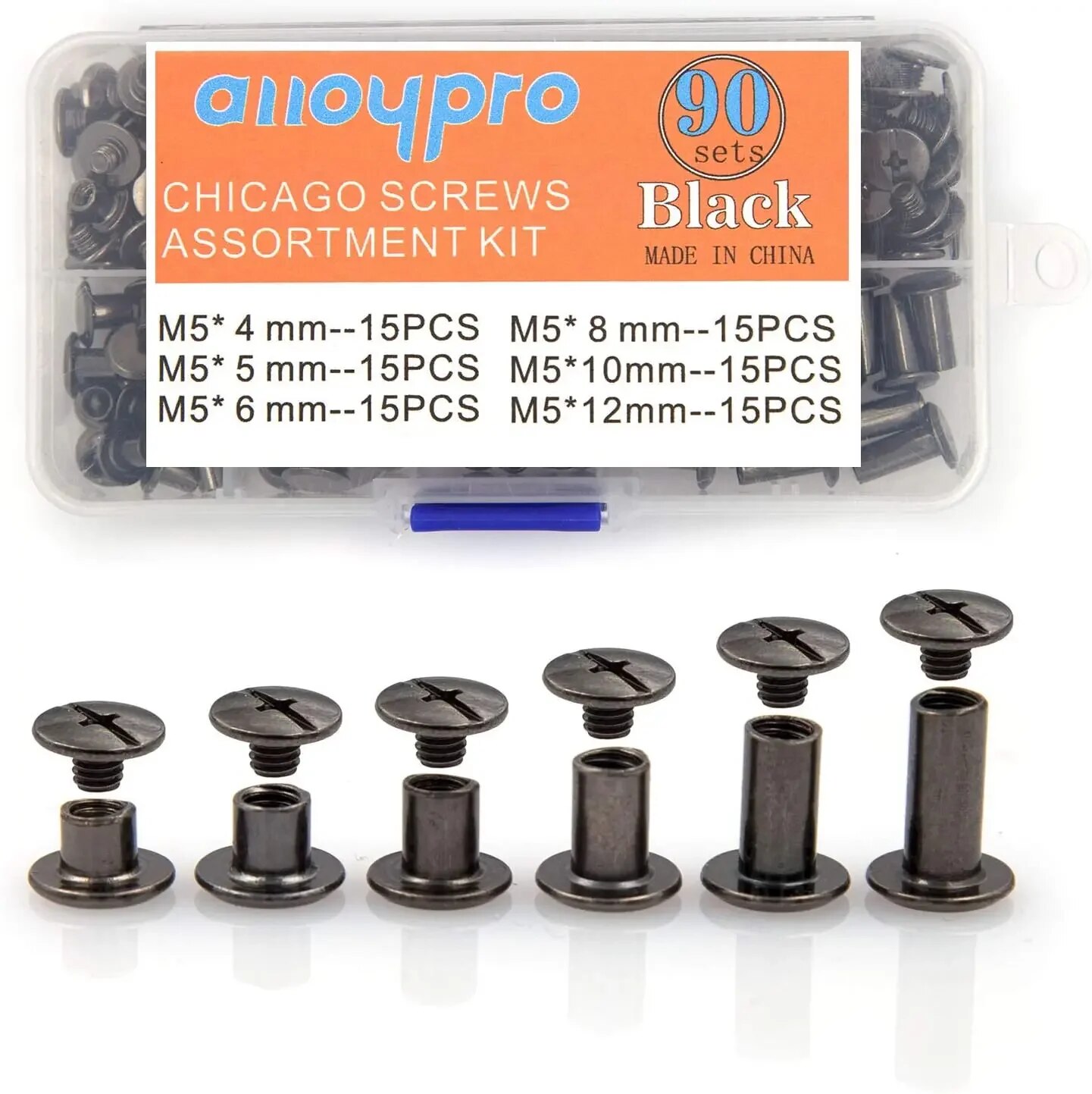 90Sets Chicago Screws Kit, 6 S - Body Jewelry Chicago review and price