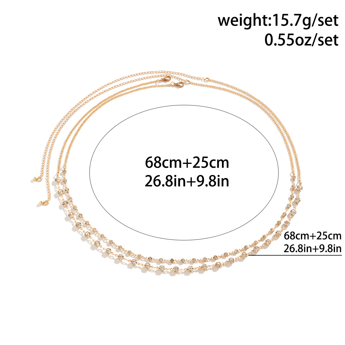 Retro Simple Sweet Luxury Shin - Body Jewelry Waist review and price