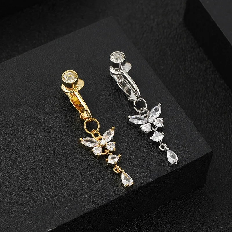 EVISPOL Clip On Belly Button R - Body Jewelry Belly Button Rings review and price