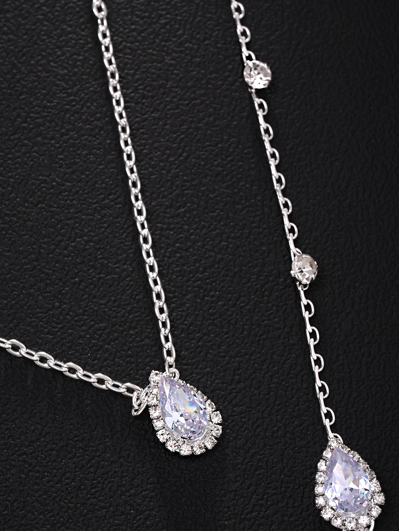 Hot style zircon back chain br - Body Jewelry Necklace review and price