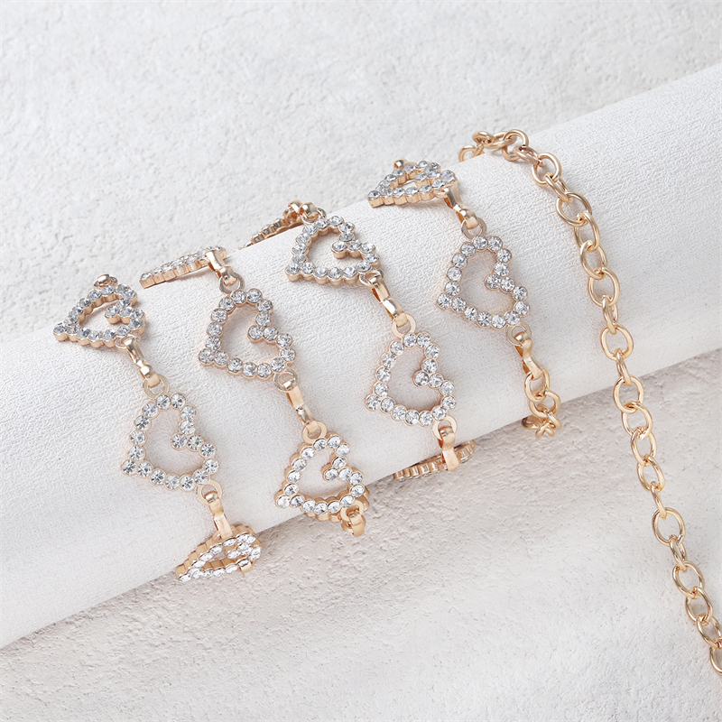 Fashion Rhinestone Heart Waist - Body Jewelry Waist review and price