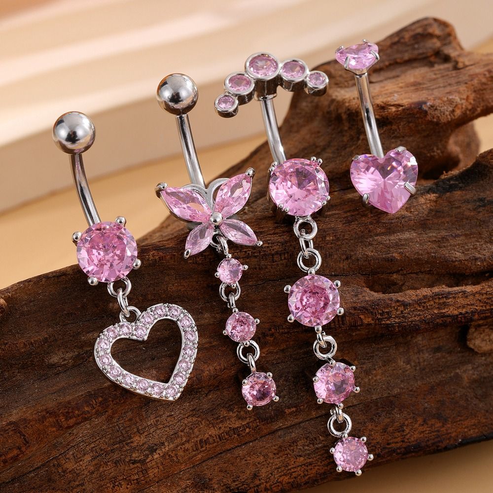Stainless Steel Bow Belly Butt - Body Jewelry Belly Button Rings review and price