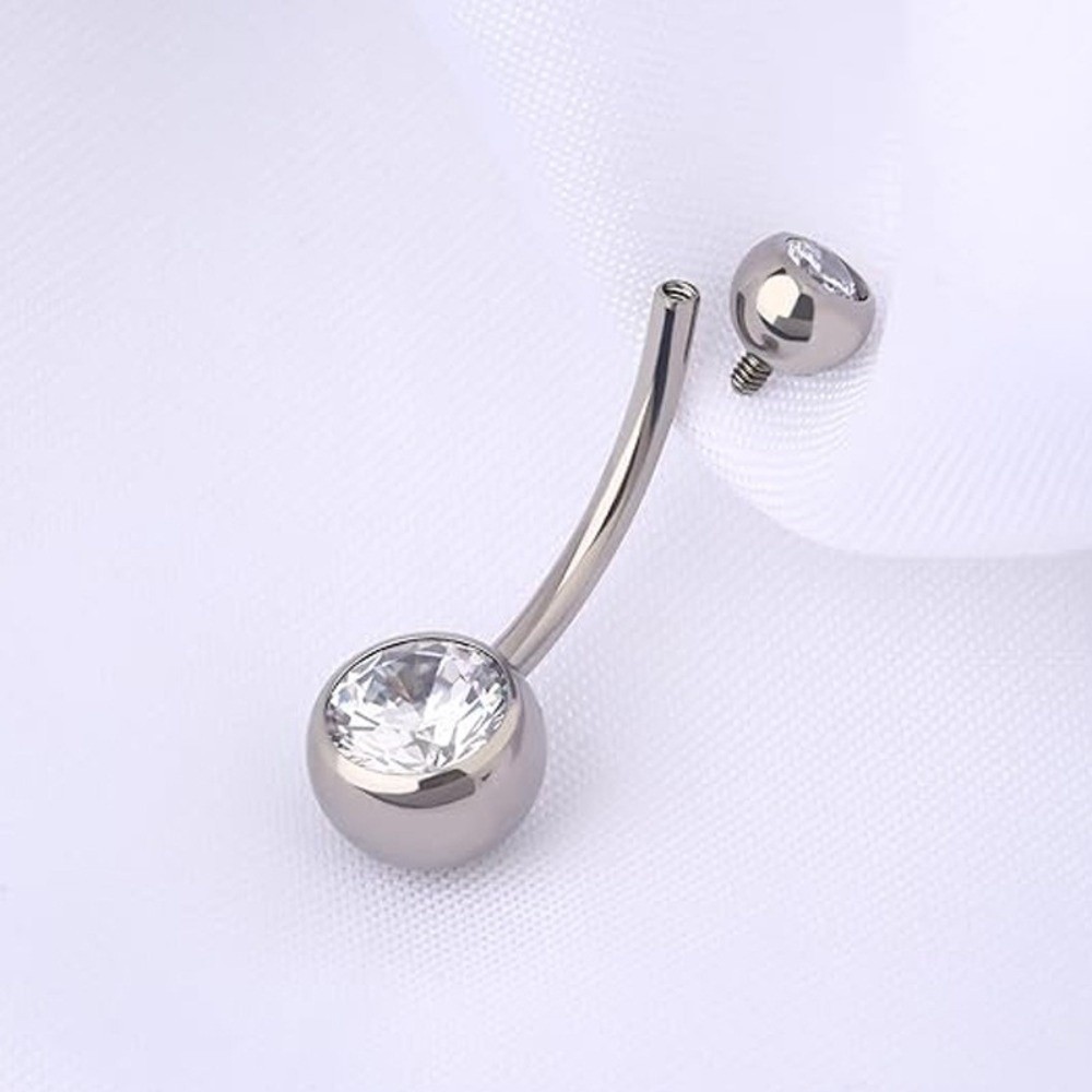 Fashion Titanium Material Bell - Body Jewelry Belly Button Rings review and price