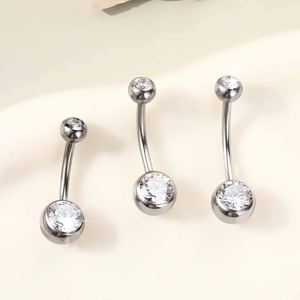 Fashion Titanium Material Bell - Body Jewelry Belly Button Rings review and price