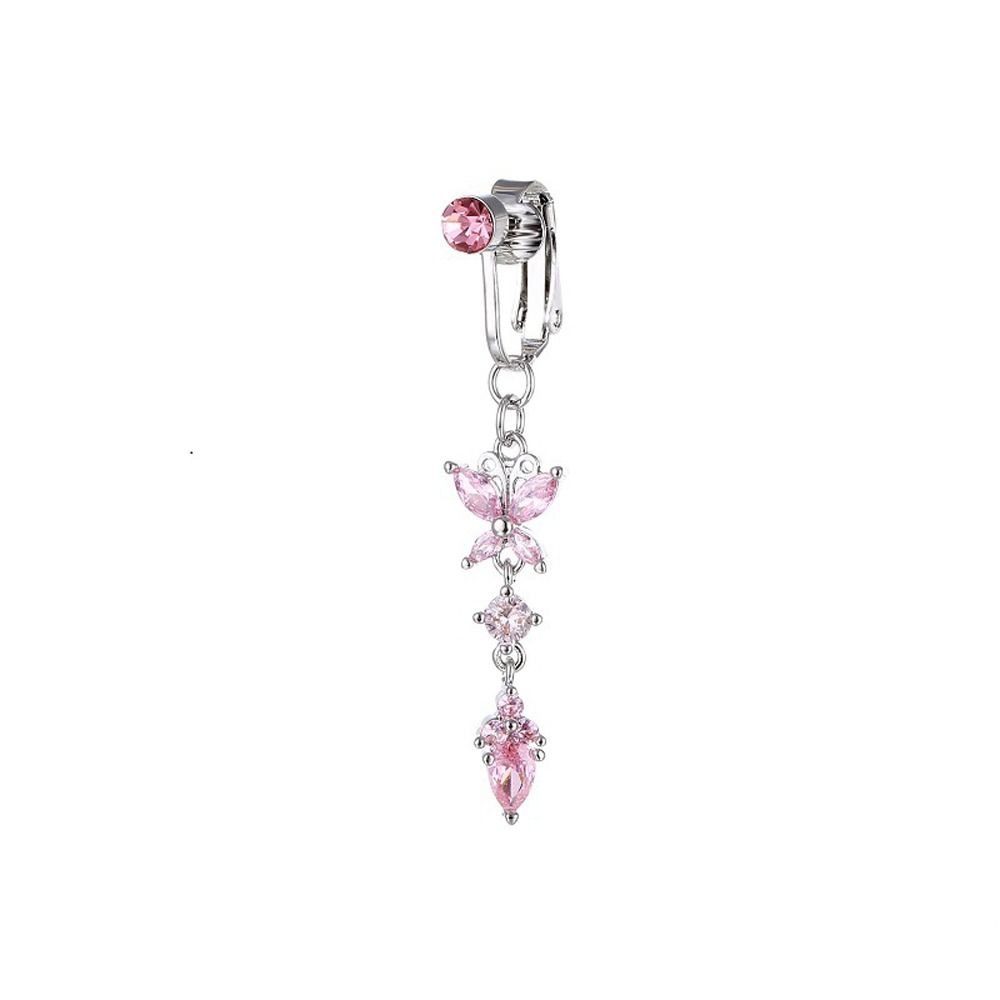 Butterfly Zircon Girl Gift Ele - Body Jewelry Belly Button Rings review and price