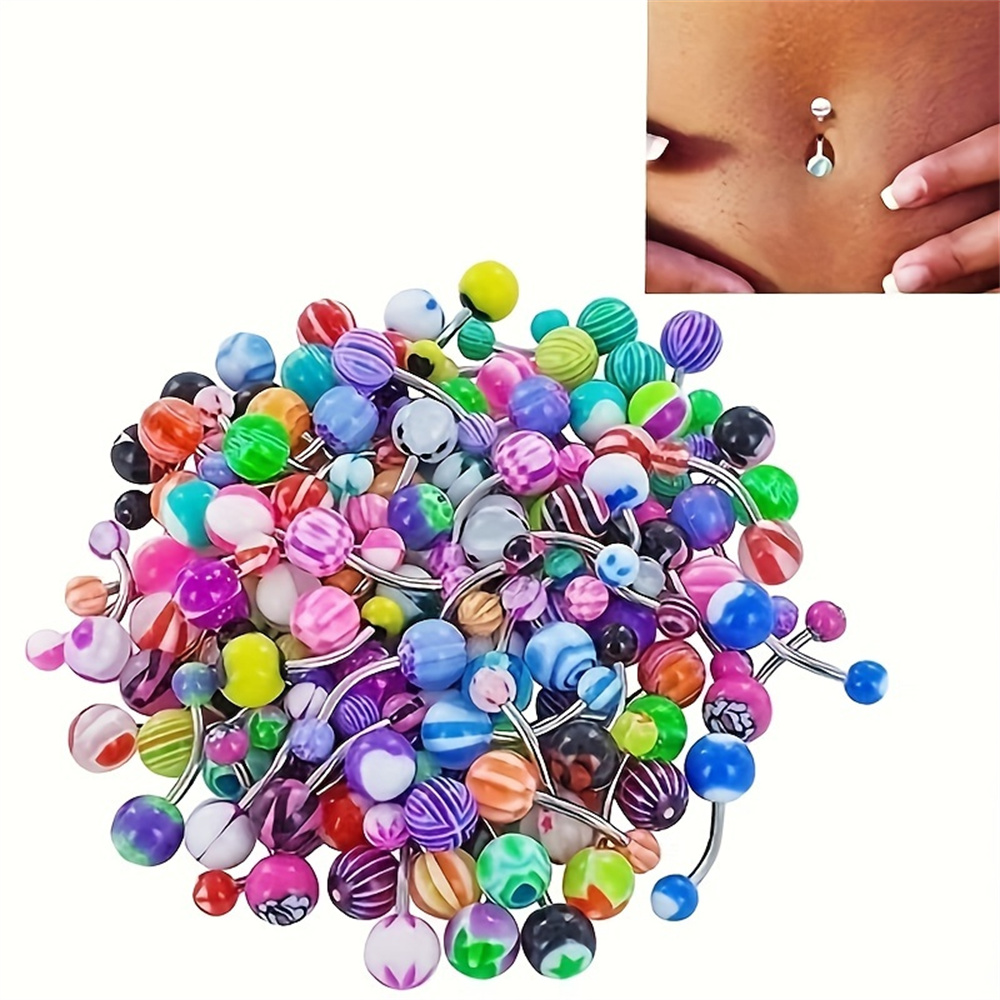 10pcs/set Mixed Color Acrylic  - Body Jewelry Changing Kit review and price