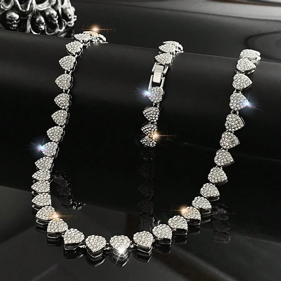 45CM New Hip Hop Tennis Chain  - Body Jewelry Necklace review and price