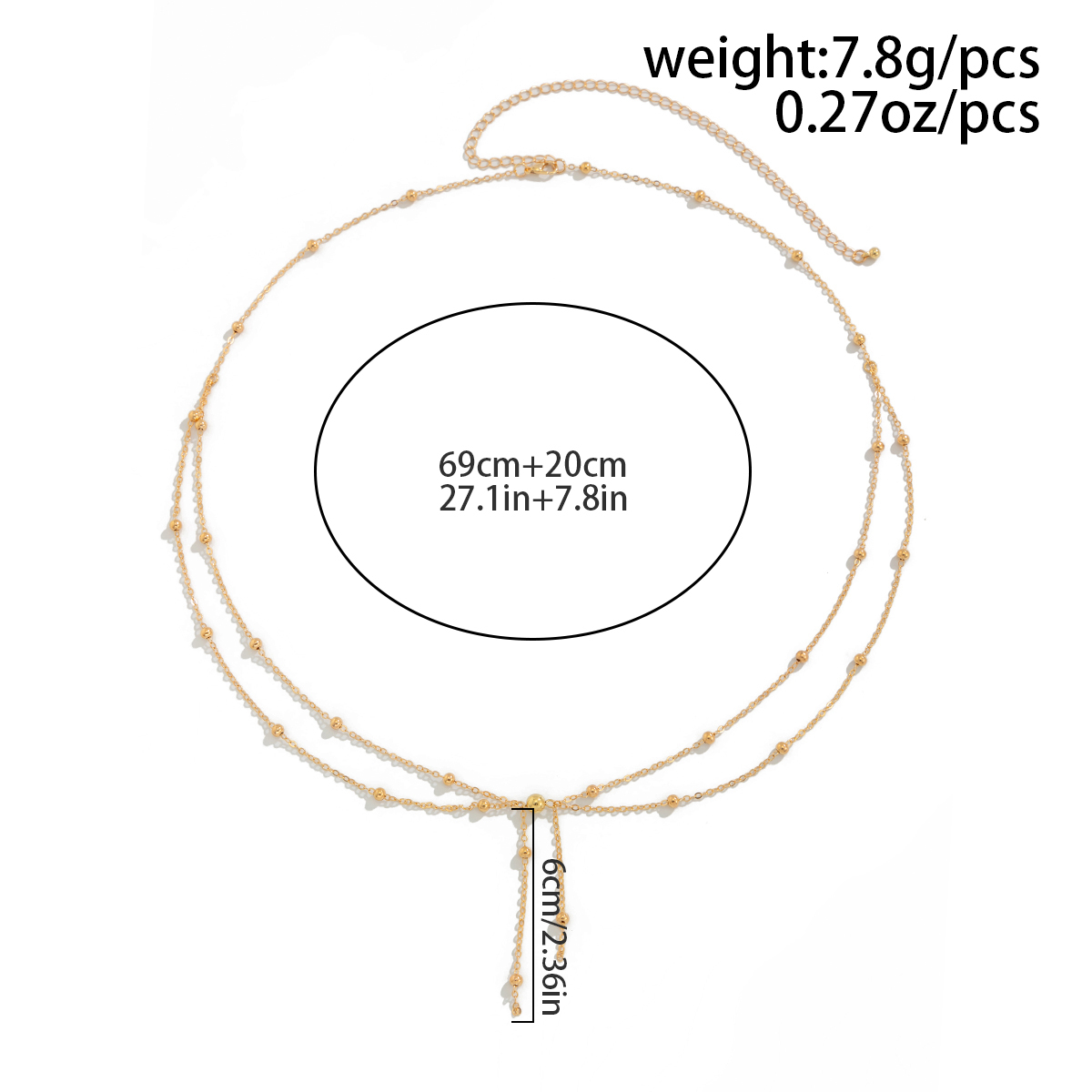 KunJoe Multilayer Gold Color T - Body Jewelry In Bulk review and price