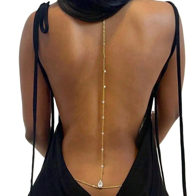 Bride Backless Rhinestone Wate - Body Jewelry In Bulk review and price