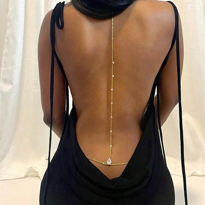 Bride Backless Rhinestone Wate - Body Jewelry In Bulk review and price