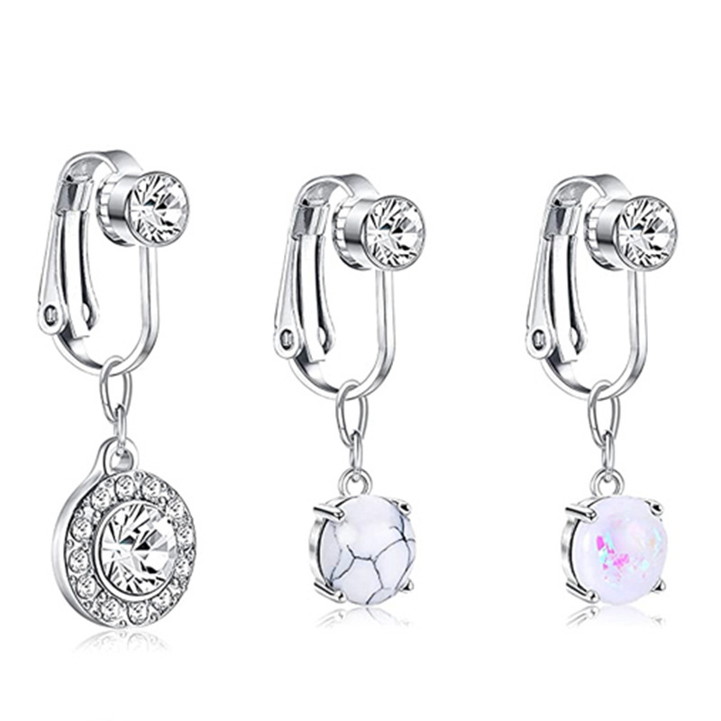 Belly Button Nail Zircon Y2K H - Body Jewelry Belly Button Rings review and price