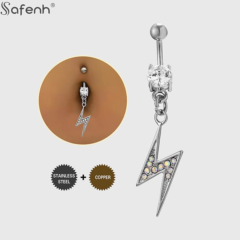 1pc High Quality Copper New Na - Body Jewelry Belly Button Rings review and price