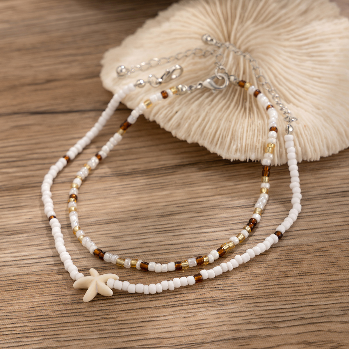Bohemian style rice bead ankle - Body Jewelry High End review and price