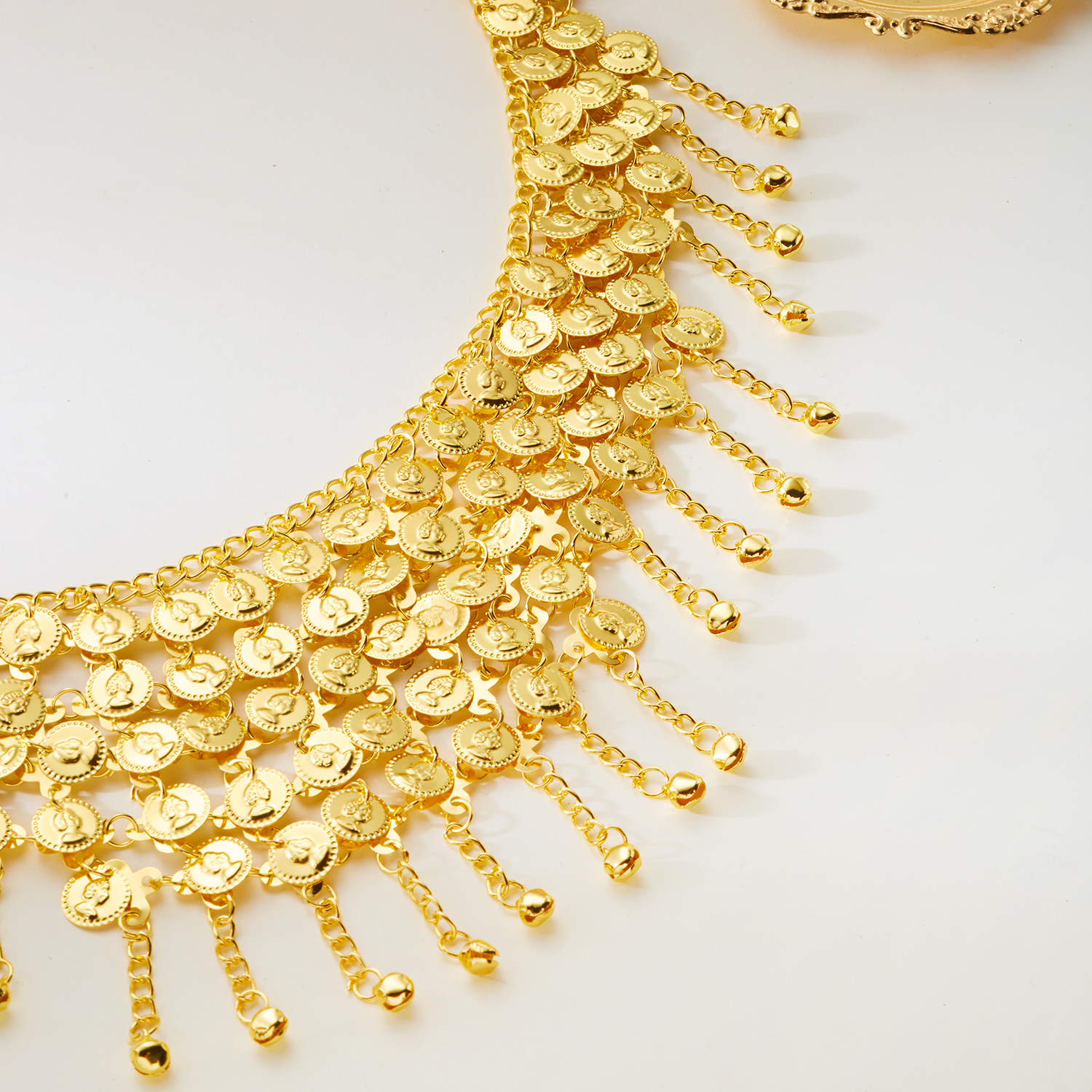 Bohemian round Coin Tassel Bel - Body Jewelry High End review and price