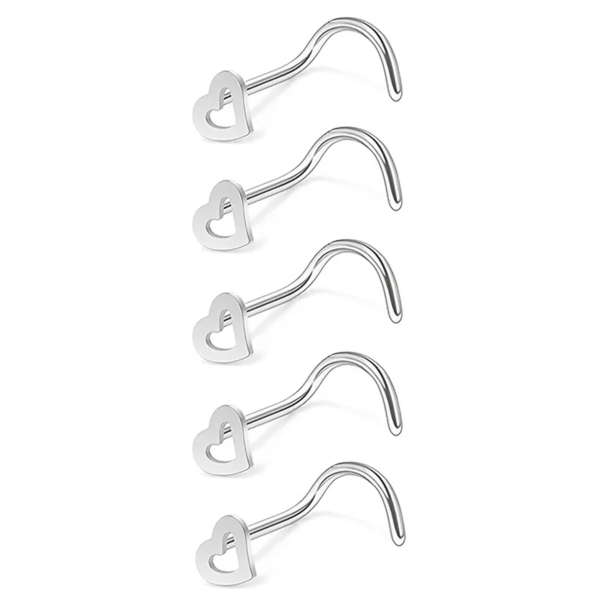 5pcs Fashion Hollow Heart Stai - Body Jewelry Changing Kit review and price