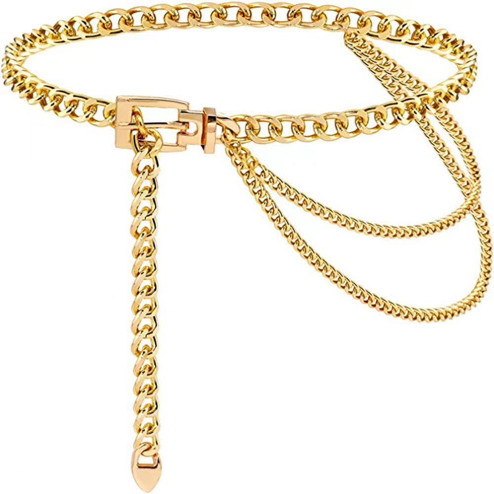 Punk Waist Chain Metal Belt La - Body Jewelry In Bulk review and price