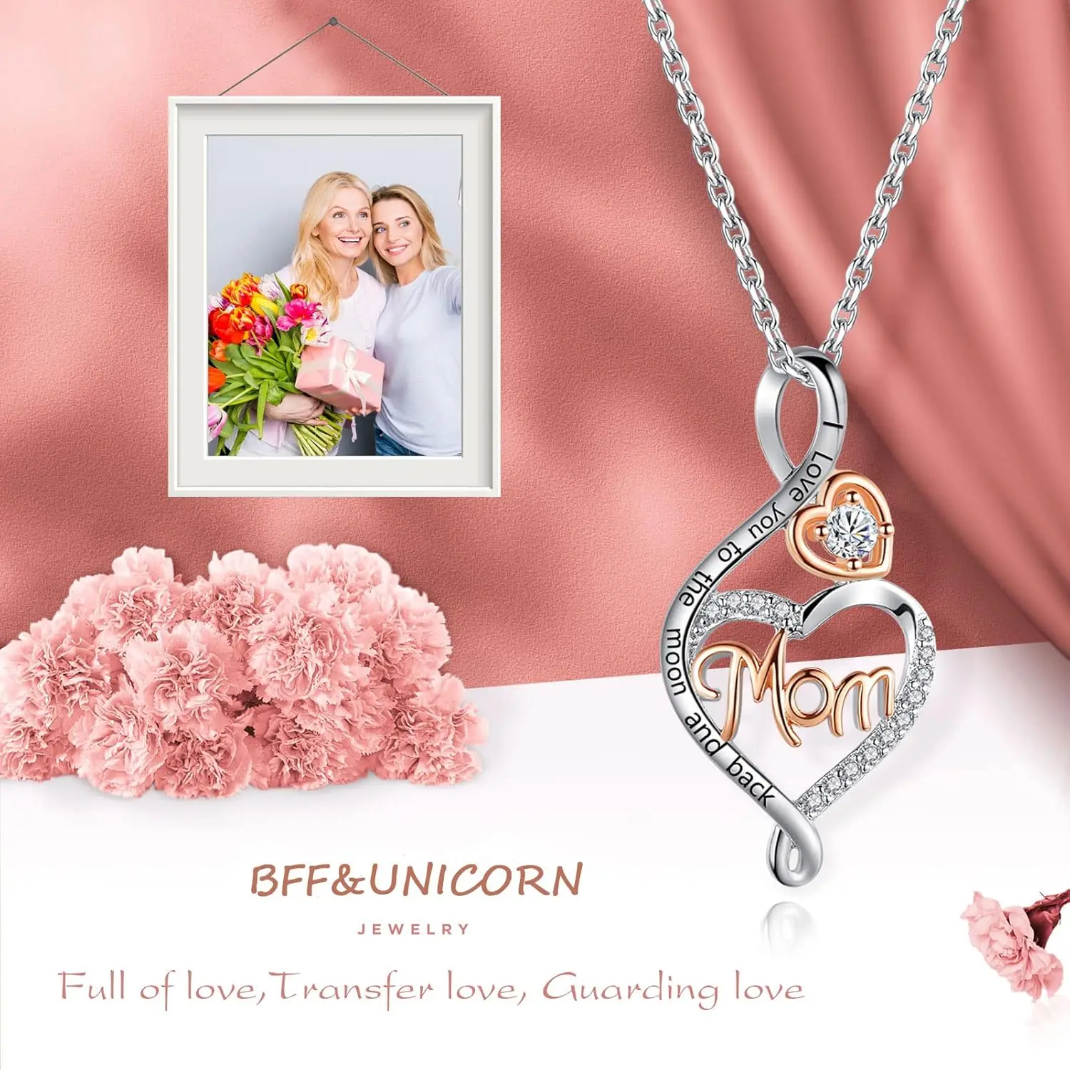 Gifts for Mom, Silver Unicorn  - Body Jewelry Necklace review and price