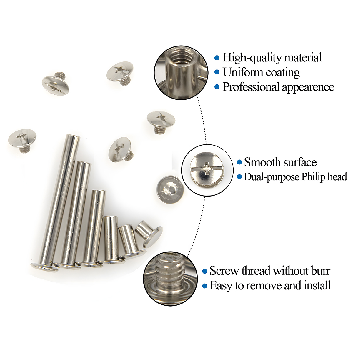 120Pcs (60 Pair) M5 x 6/10/15/ - Body Jewelry Chicago review and price